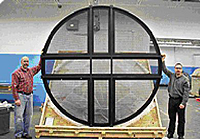 Fabricated Aluminum 6061 T6 Lens Cover for Aerospace Industry