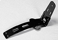Fabricated Galvanized Plated Cold Roll Steel Backrest for Motorcycle Industry
